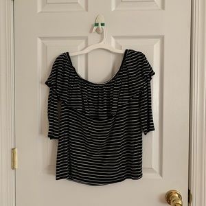 American Eagle Outfitters off the shoulder top